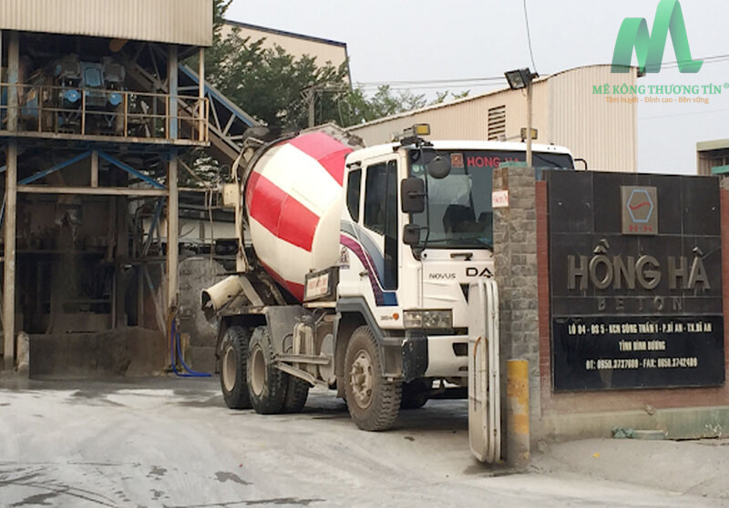 Sản phẩm bê tông Hồng Hà rất được yêu thích trong thời gian qua