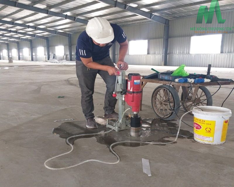cách lấy mẫu bê tông tươi