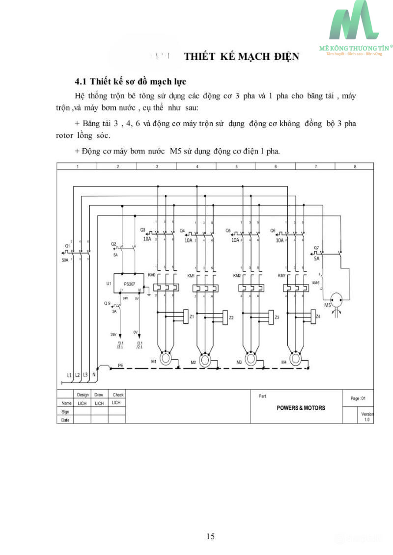 quy trình vận hành trạm trộn bê tông tươi