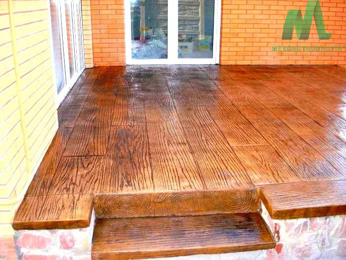 Bê tông giả gỗ không chỉ mang đến vẻ đẹp mộc mạc