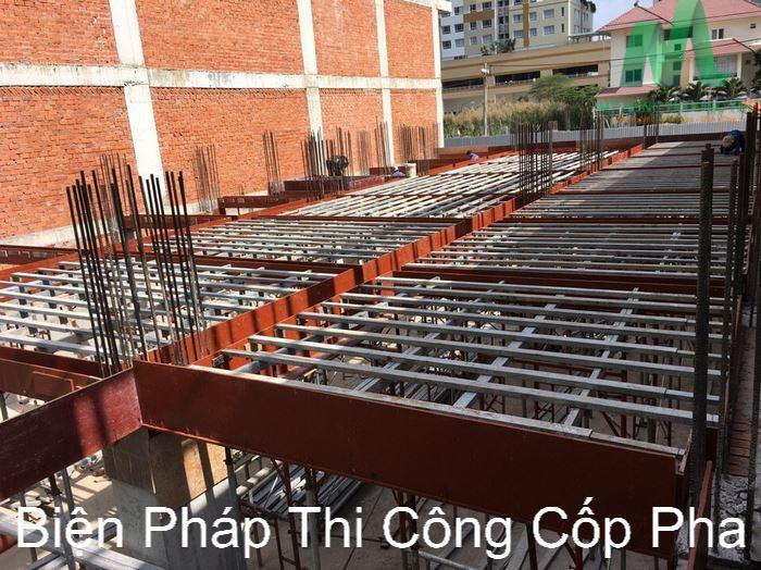 biện pháp thi công cốp pha