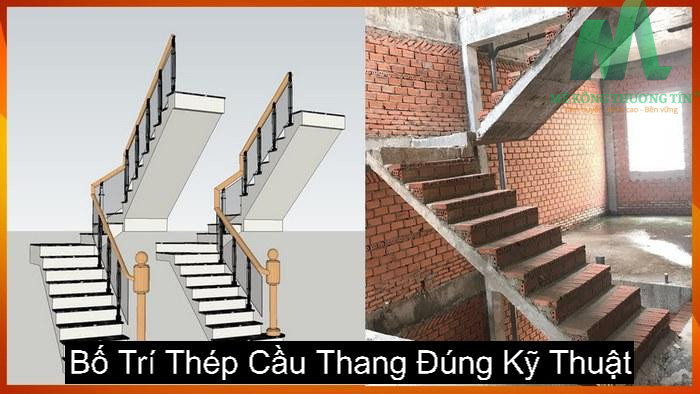 bố trí thép cầu thang