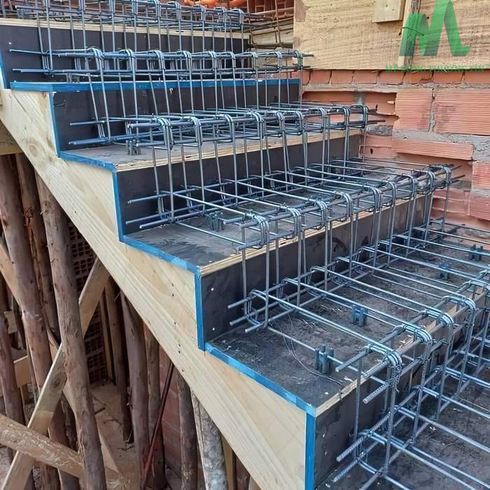 bố trí thép cầu thang