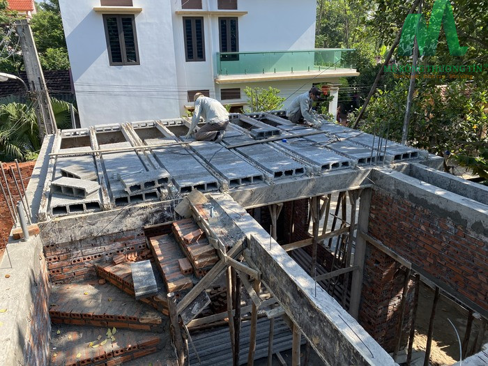 chi phí đổ mái bằng