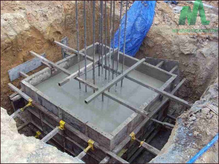 công thức tính bê tông móng đơn