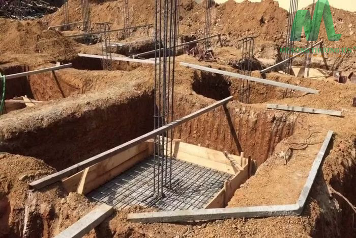 công thức tính bê tông móng đơn