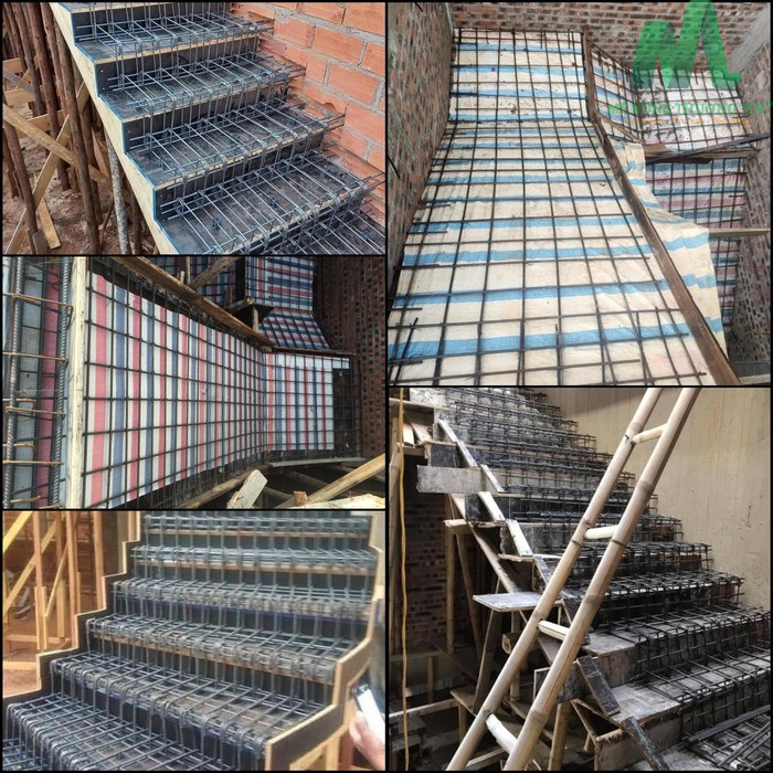 Quy trình đổ bê tông cầu thang và những điều cần lưu ý 4 Đổ bê tông cầu thang