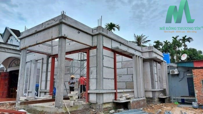 Khám phá nhà bê tông lắp ghép đi đầu xu hướng trong tương lai 3 Nhà bê tông thi công khá nhanh