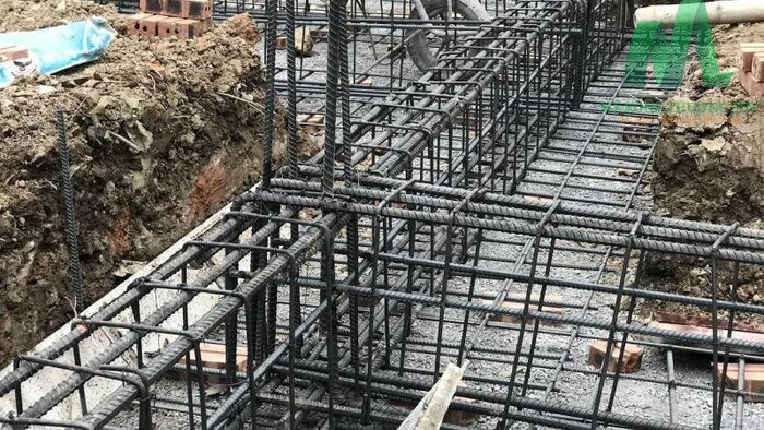 vị trí nối thép dầm móng