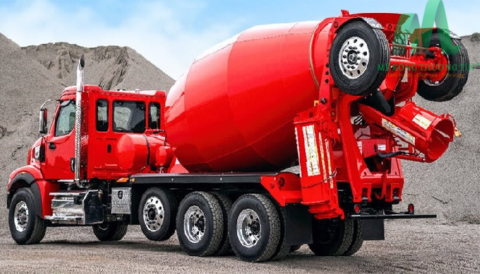 Cấu tạo cơ bản của xe bồn trộn bê tông