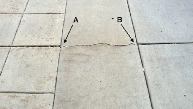 Hình ảnh về vết nứt lún dẻo