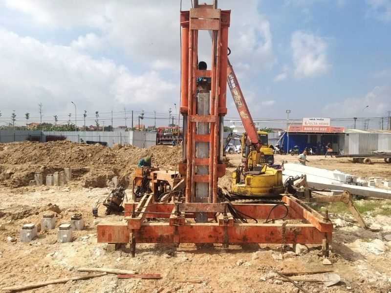 Các phương pháp ép cọc bê tông phổ biến 