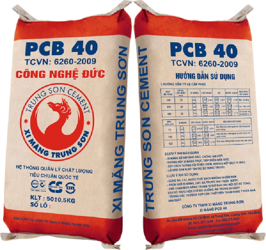 Ưu điểm nổi bật của xi măng pcb40 