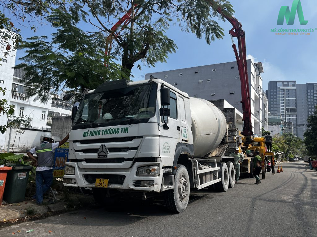 Bê tông tươi tại bến lức