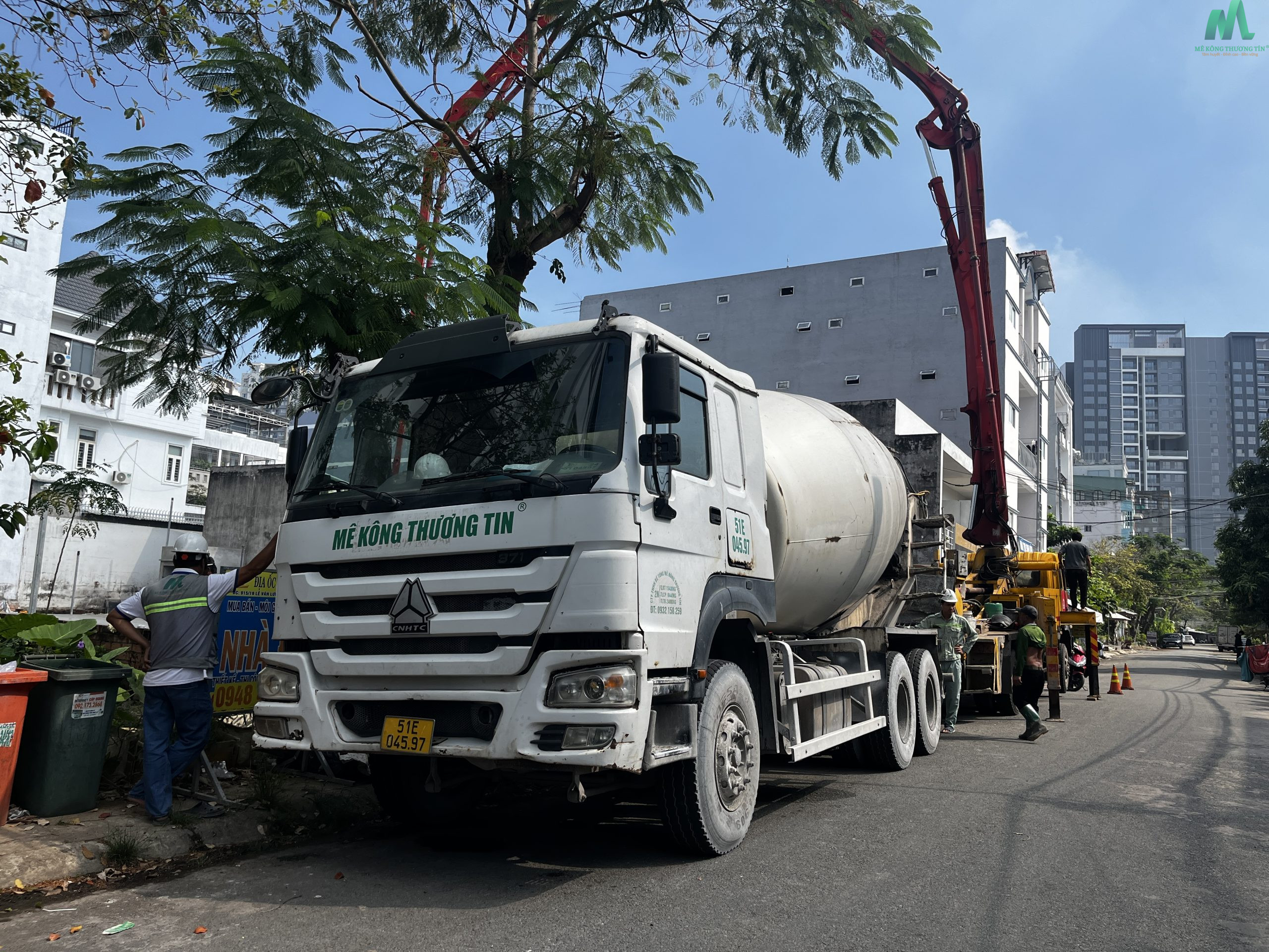 Bê tông tươi tại bến lức