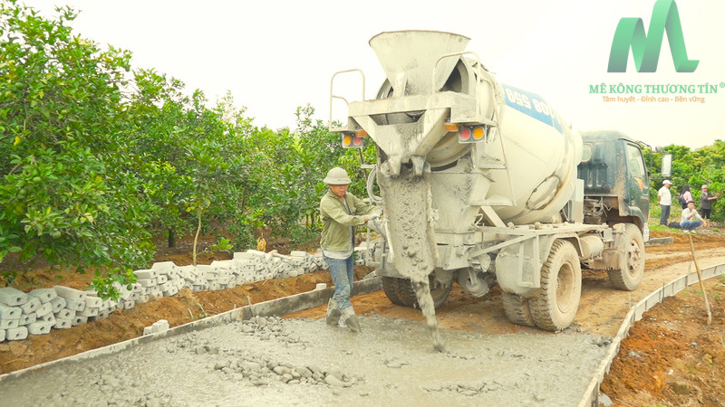 Sản phẩm của Mê Koong Thương Tín đáp ứng kỹ thuật, quy trình trộn bê tông tươi tiêu chuẩn