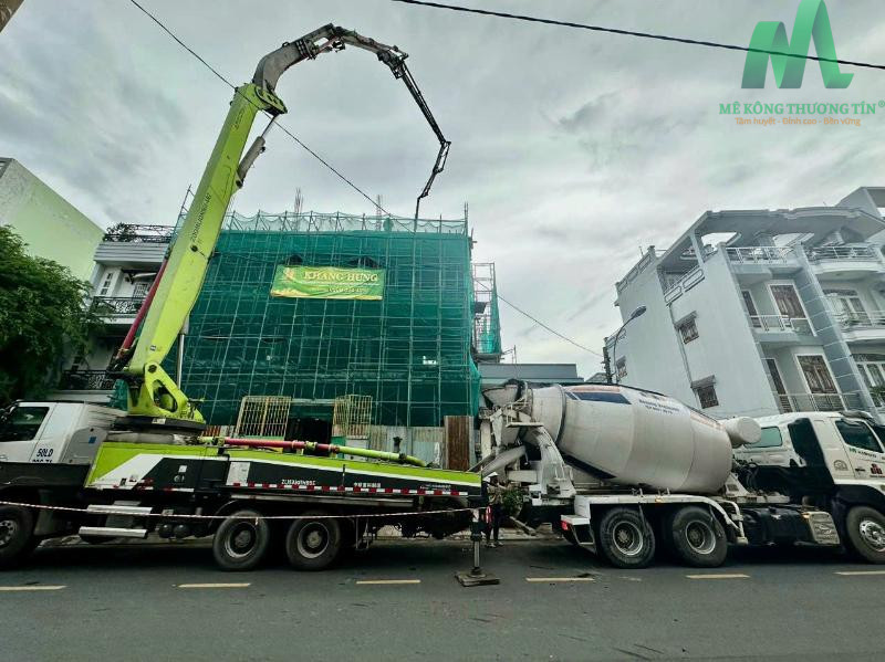 Giá nhân công đổ bê tông bị ảnh hưởng bởi vị trí công trình