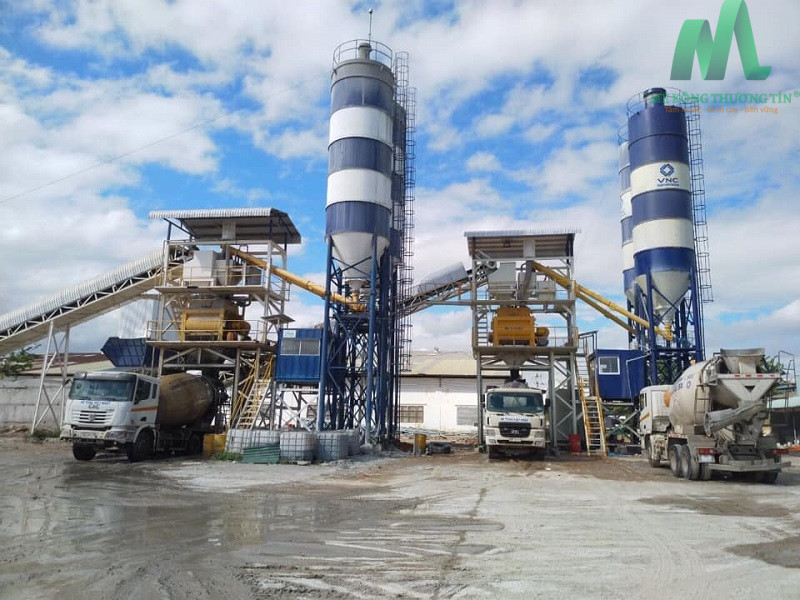 Cối trộn - Bộ phận quan trọng nhất của trạm trộn bê tông