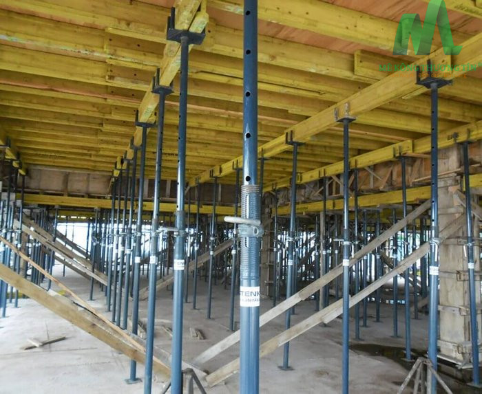 Cây chống cốp pha: Công dụng và cách tính số lượng cần thiết 3 Cây chống cốp pha