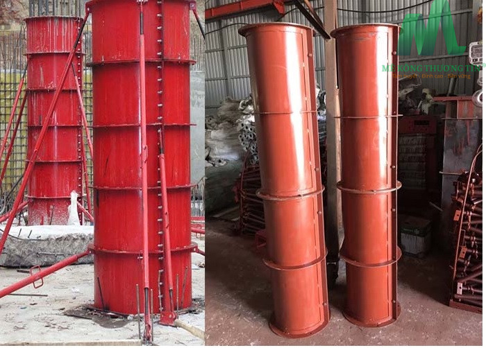 Tiến hành lắp dựng ván khuôn cho cốp pha