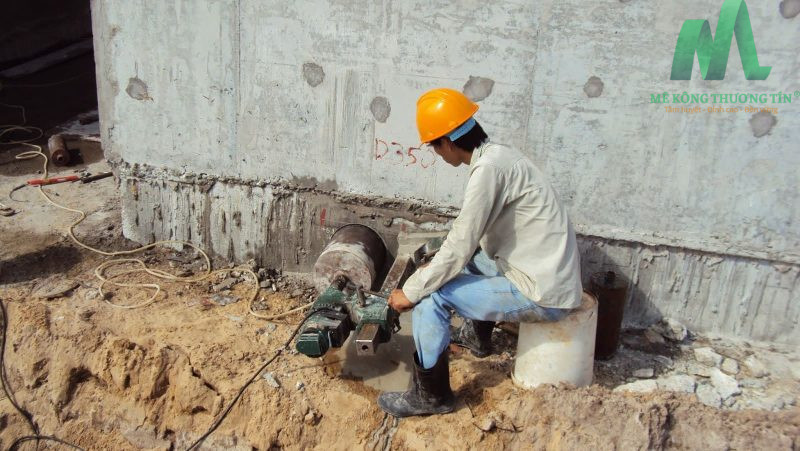 Ưu điểm của cách khoan rút lõi bê tông so với đục phá truyền thống