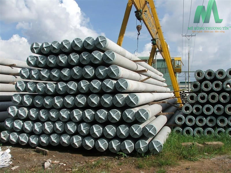 Các loại cọc bê tông trong xây dựng: Đặc điểm, ưu nhược điểm & ứng dụng 5 Cọc bê tông tròn đặc trong thi công nền móng công trình