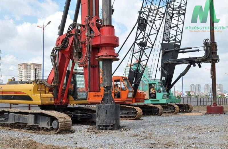 Các loại cọc bê tông trong xây dựng: Đặc điểm, ưu nhược điểm & ứng dụng 6 Thi công cọc bê tông khoan nhồi tại công trình xây dựng