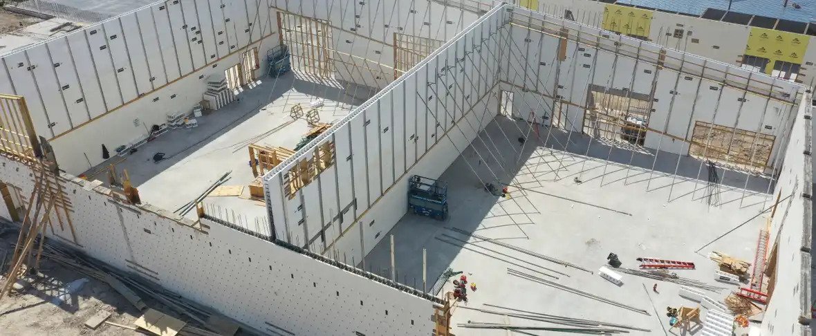 Tường bê tông cốt thép trong xây dựng công trình