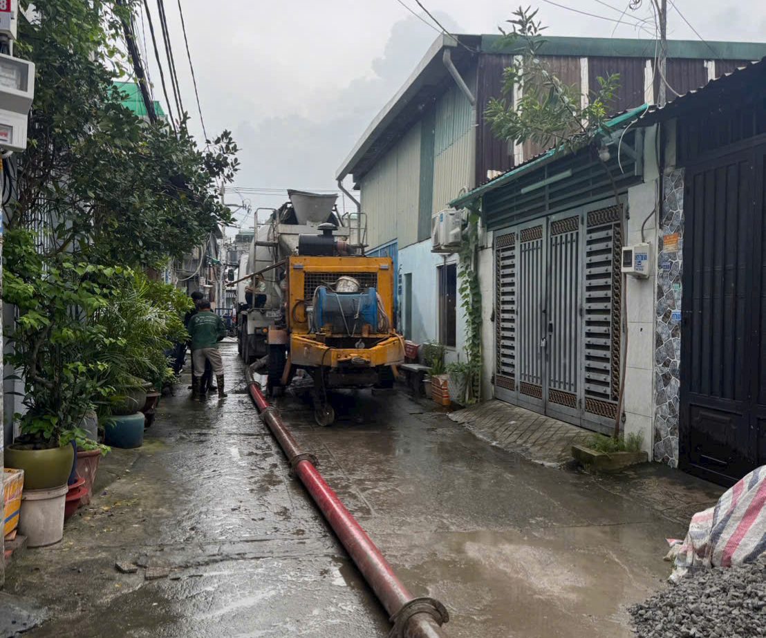 Xe bê tông tươi Tân Bình của Mê Kông Thương Tín