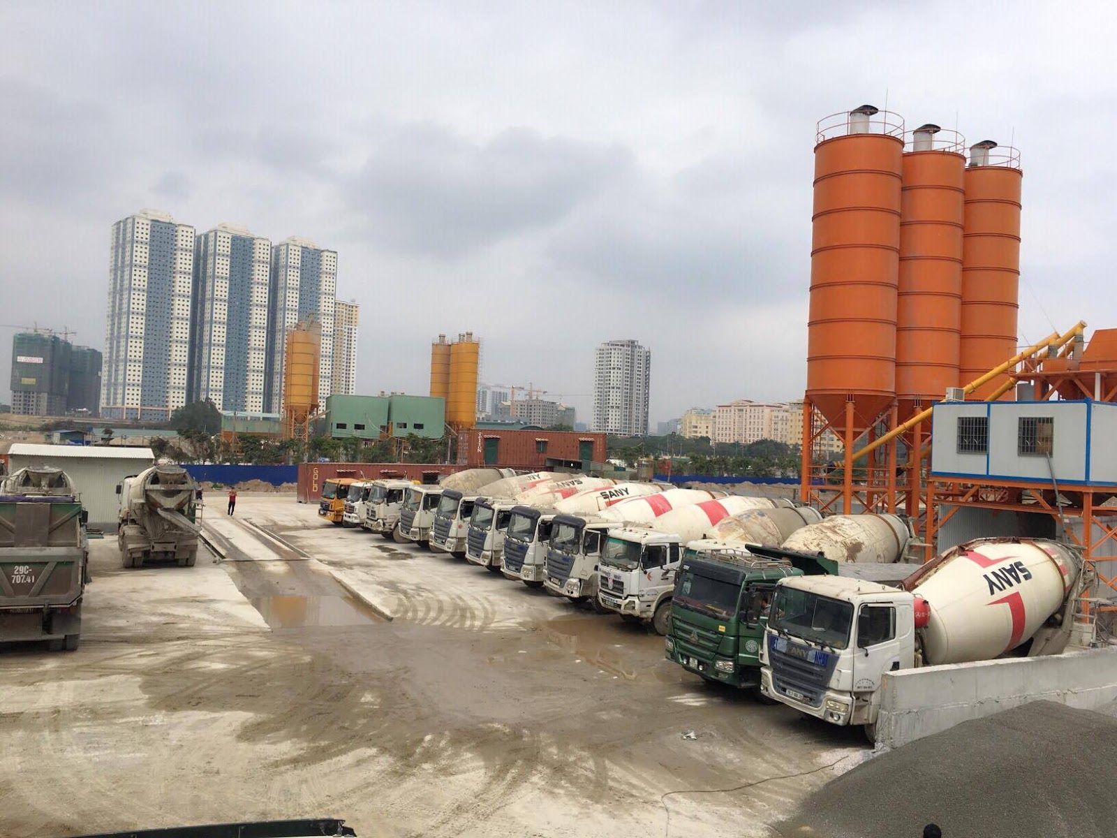 Quy mô của trạm trộn bê tông tươi hà liên