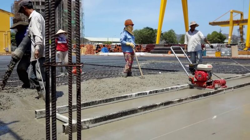 Các lỗi thường gặp khi đầm rung bê tông