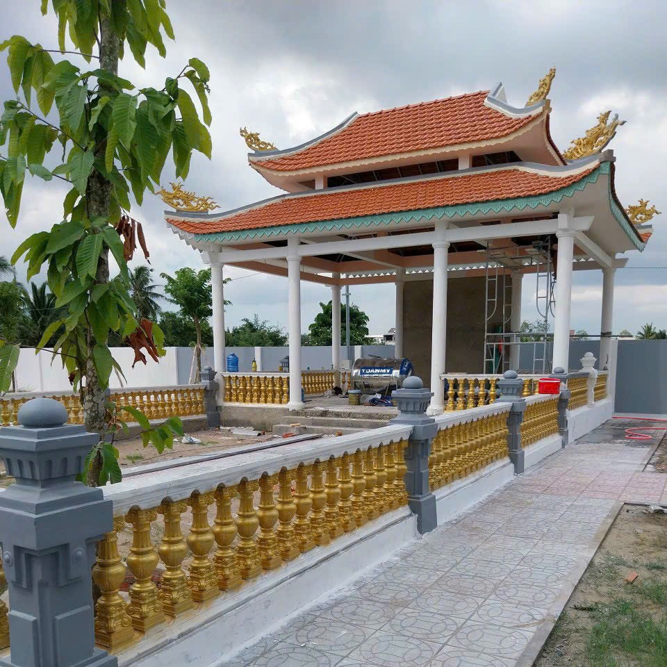 Sử dụng lục bình bê tông cho thanh chắn ở nhà mồ