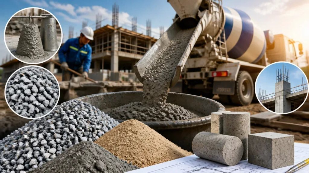cấp phối bê tông đá mi